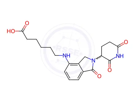 Chemical structure of Lenalidomide-C5-acid