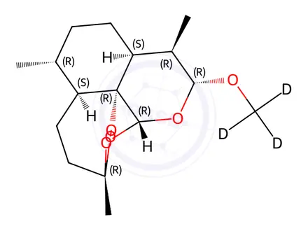 Chemical structure of α-Artemether-d3