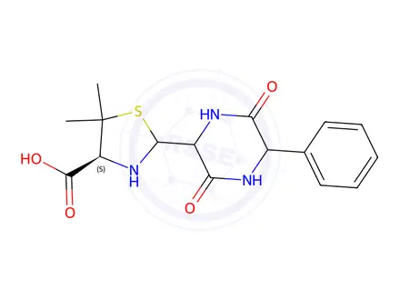 Chemical structure of Ampicillin EP Impurity C(Isomeric mixture 2)