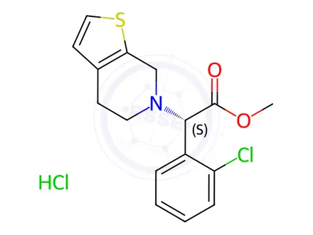 Chemical structure of Clopidogrel EP Impurity B HCl