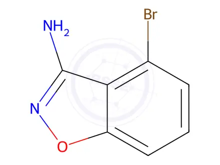 Chemical structure of 4-Bromobenzo[D]isoxazol-3-amine