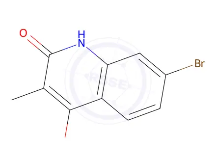 Chemical structure of 7-Bromo-4-hydroxy-3-methylquinolin-2(1H)-one