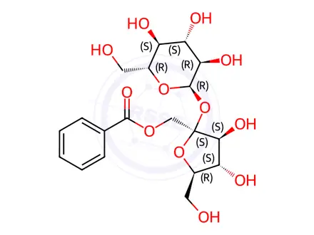 Chemical structure of Sucrose Octabenzoate