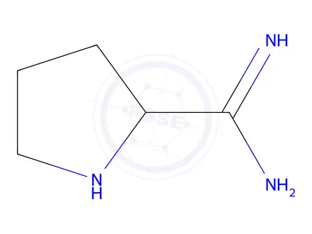 Chemical structure of Pyrrolidine-2-carboximidamide
