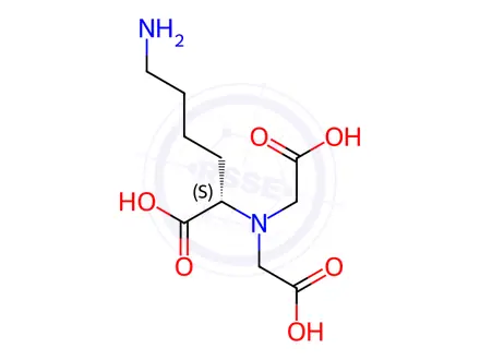 Chemical structure of (5S)-N-(5-Amino-1-carboxypentyl)iminodiacetic Acid