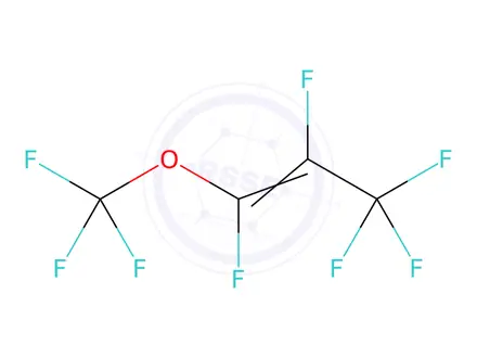 Chemical structure of Octafluoro-1-methoxyprop-1-ene