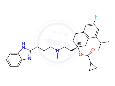 Chemical structure of Mibefradil Hydrochloride Impurity 125