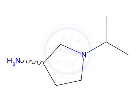 Chemical structure of 1-Isopropyl-pyrrolidin-3-ylamine DiHCl