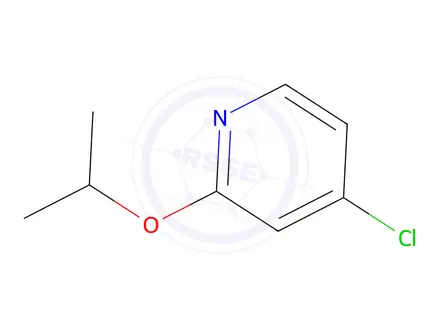 Chemical structure of 4-chloro-2-isopropoxypyridine