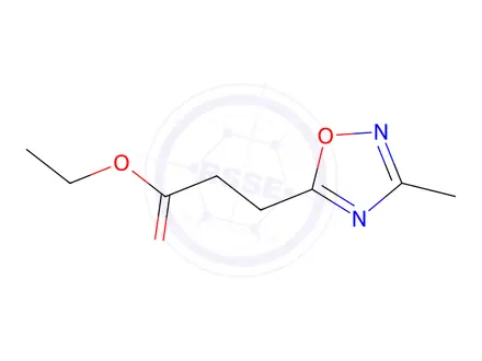 Chemical structure of Ethyl 3-(3-methyl-1,2,4-oxadiazol-5-yl)propanoate