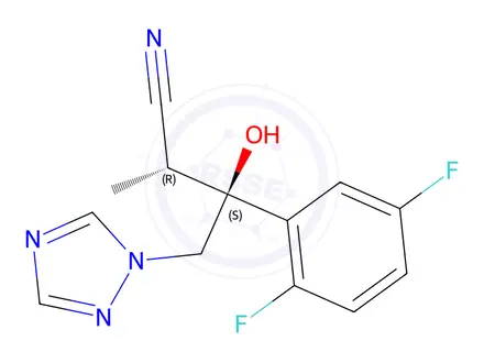 Chemical structure of Isavuconazole Impurity 254