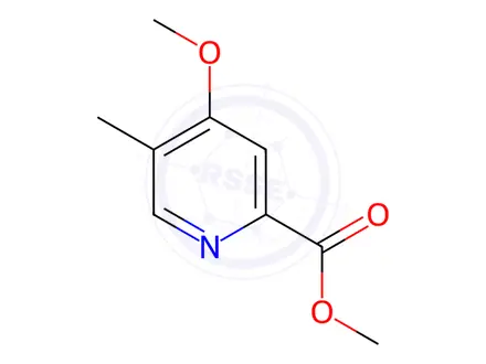 Chemical structure of 2-Pyridinecarboxylic acid, 4-methoxy-5-methyl-, methyl ester