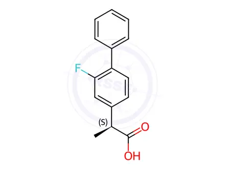 Chemical structure of (S)-Flurbiprofen