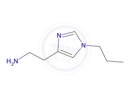 Chemical structure of 2-(1-Propyl-1H-imidazol-4-yl)ethan-1-amine