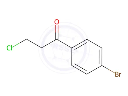 Chemical structure of 4`-Bromo-3-chloropropiophenone