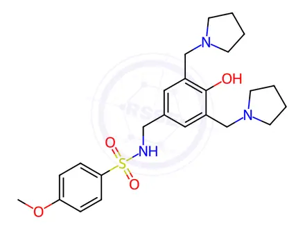 Chemical structure of Sulcardine