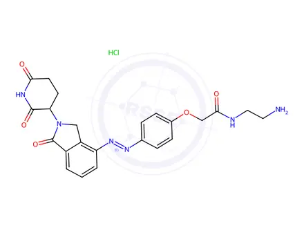 Chemical structure of Lenalidomide-Photoswitch2-NH<SUB>2</SUB> hydrochloride