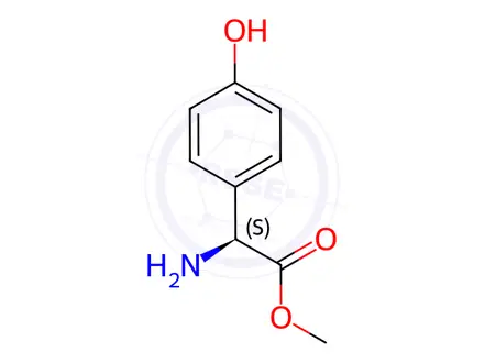 Chemical structure of Methyl L-(-)-4-Hydroxyphenylglycinate,Cefadroxil Impurity 2