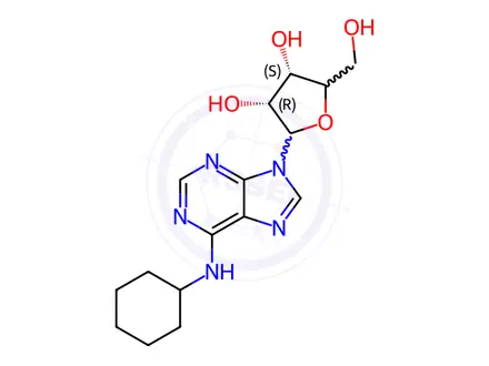 Chemical structure of N6-Cyclohexyladenosine