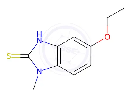Chemical structure of 2H-Benzimidazole-2-thione,5-ethoxy-1,3-dihydro-1-methyl-(9CI)