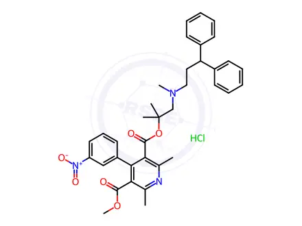 Chemical structure of Lercanidipine EP Impurity C (HCl Salt)