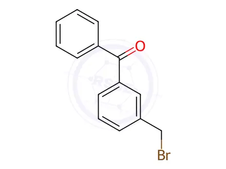 Chemical structure of 3-Benzoylbenzyl Bromide