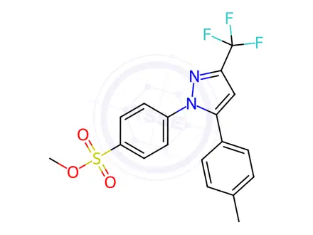 Chemical structure of Celecoxib Methyl Ester