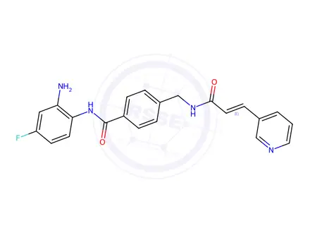 Chemical structure of De-5-fluoro 4-Fluorochidamide