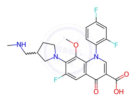 Chemical structure of Lascufloxacin Impurity 57
