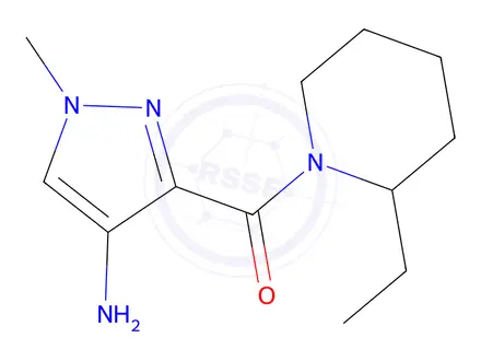 Chemical structure of (4-Amino-1-methyl-1H-pyrazol-3-yl)(2-ethylpiperidin-1-yl)methanone