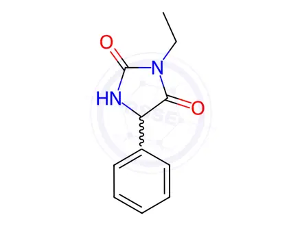 Chemical structure of Ethotoin