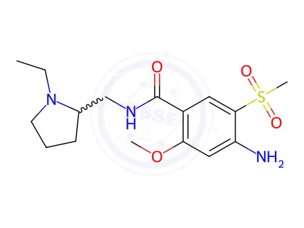 Chemical structure of S-Desethyl S-Methyl Amisulpride