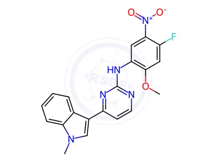 Chemical structure of Osimertinib Mesylate Impurity 58