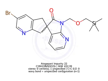 Chemical structure of Atogepant Impurity 106