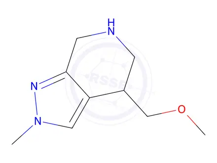 Chemical structure of 4-(Methoxymethyl)-2-methyl-4,5,6,7-tetrahydro-2H-pyrazolo[3,4-c]pyridine