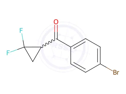 Chemical structure of (4-Bromophenyl)(2,2-difluorocyclopropyl)methanone