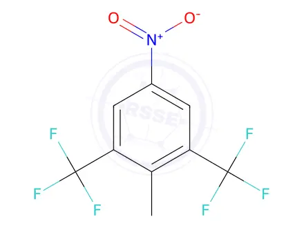 Chemical structure of 2,6-Bis(trifluoromethyl)-4-nitrotoluene
