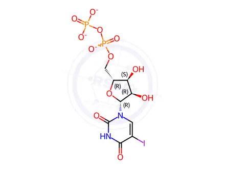 Chemical structure of MRS 2693 Trisodium Salt