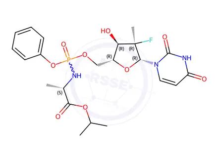 Chemical structure of Sofosbuvir Impurity A