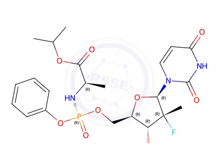 Chemical structure of Sofosbuvir Impurity 96