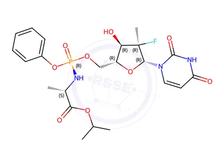 Chemical structure of Sofosbuvir (R)-Phosphate