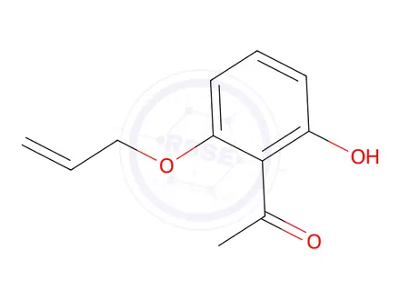 Chemical structure of 1-(2-(Allyloxy)-6-hydroxyphenyl)ethan-1-one