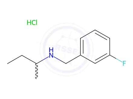 Chemical structure of (Butan-2-yl)[(3-fluorophenyl)methyl]amine hydrochloride