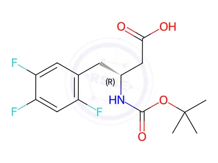 Chemical structure of Sitagliptin Impurity 211