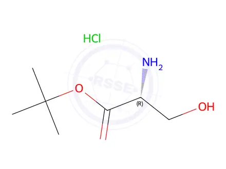 Chemical structure of tert-Butyl D-serinate hydrochloride