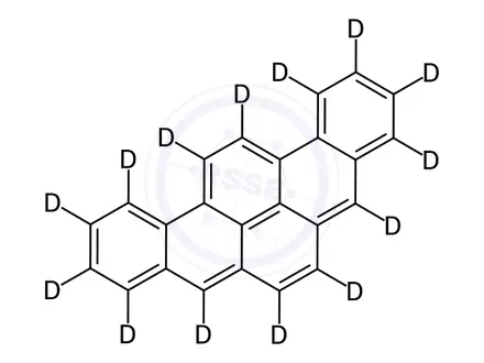 Chemical structure of Dibenzo[a,i]pyrene-d14