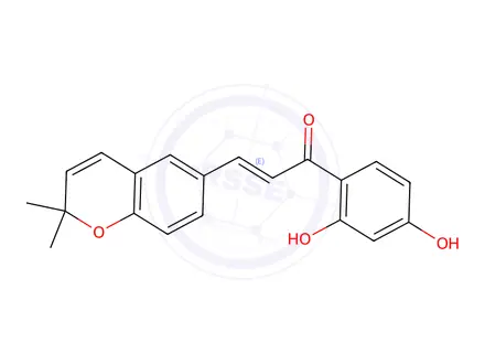 Chemical structure of Kanzonol B