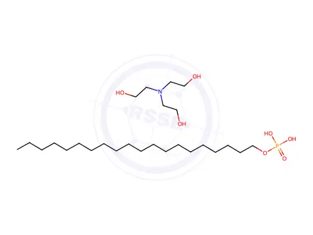 Chemical structure of 1-Eicosanol, phosphate, compd. with 2,2',2''-nitrilotris[ethanol]