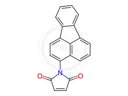Chemical structure of N-(3-Fluoranthyl)maleimide