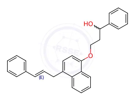Chemical structure of Dapoxetine Impurity 45